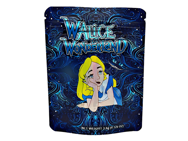 50 Pack 3.5g Mylar Bags – Wonderland Graphic