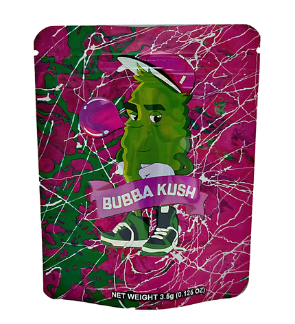 50 Pack 3.5g Mylar Bags – Classic Character Graphic