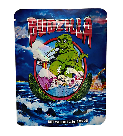 50 Pack 3.5g Mylar Bags – Monster Graphic