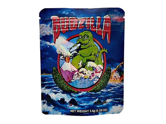 50 Pack 3.5g Mylar Bags – Monster Graphic