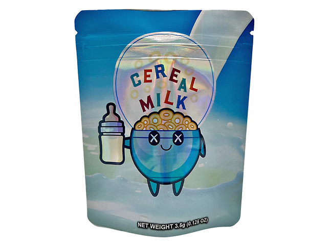 50 Pack 3.5g Mylar Bags – Cereal Graphic