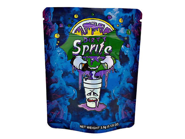 50 Pack 3.5g Mylar Bags – Soda Graphic