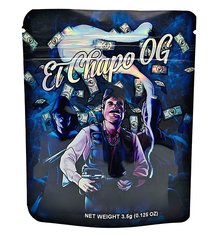 50 Pack 3.5g Mylar Bags – Character Graphic