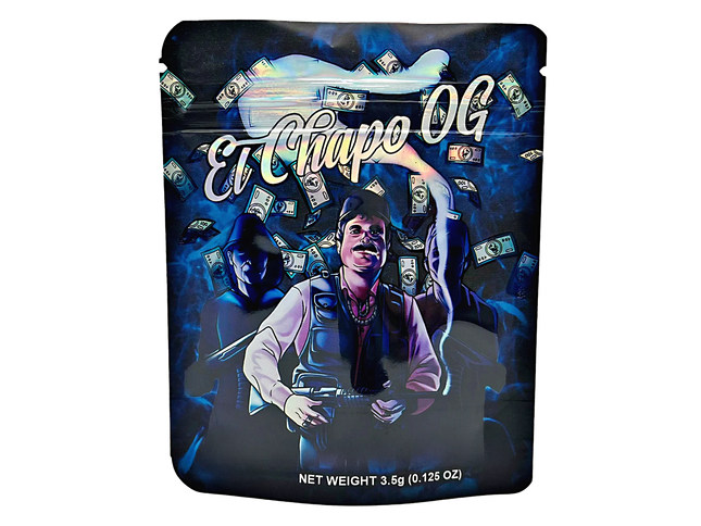 50 Pack 3.5g Mylar Bags – Character Graphic