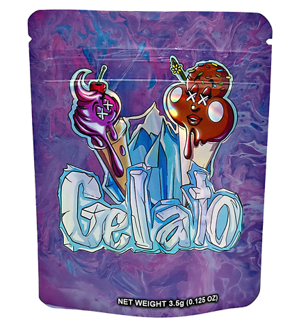 50 Pack 3.5g Mylar Bags – Gelato Graphic