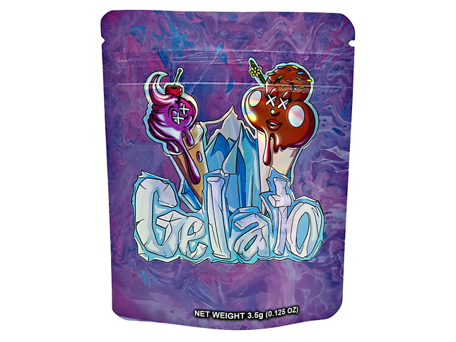50 Pack 3.5g Mylar Bags – Gelato Graphic