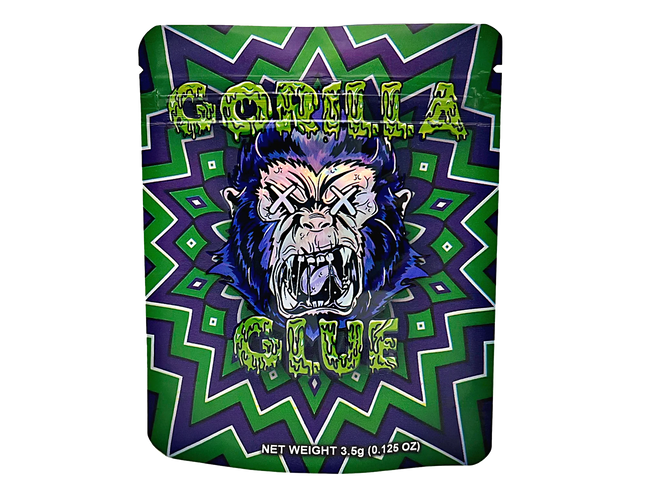 50 Pack 3.5g Mylar Bags – Gorilla Graphic