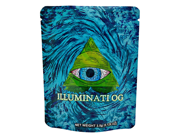 50 Pack 3.5g Mylar Bags – Symbol Graphic