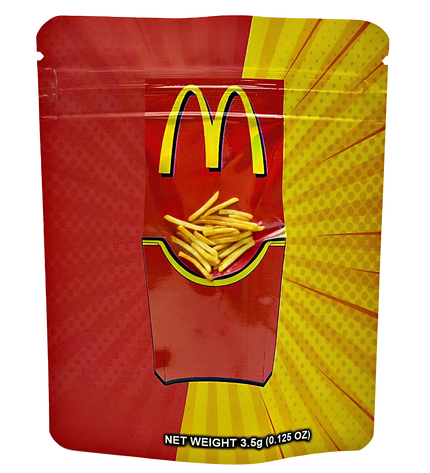 50 Pack 3.5g Unique Mylar Bags – Botanical Graphic