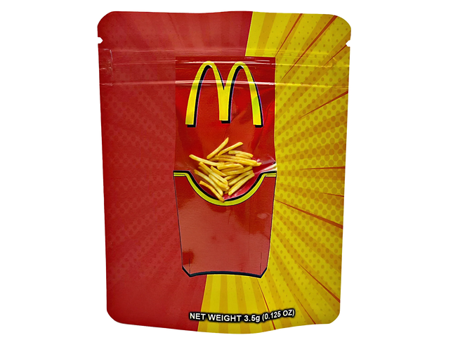 50 Pack 3.5g Unique Mylar Bags – Botanical Graphic
