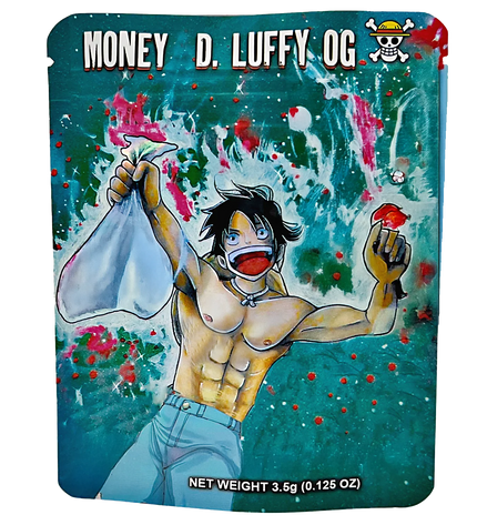 50 Pack 3.5g Mylar Bags – Monkey Character Graphic