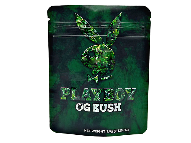 50 Pack 3.5g Mylar Bags – Playful Character Graphic