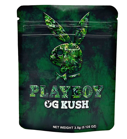 50 Pack 3.5g Mylar Bags – Playful Character Graphic