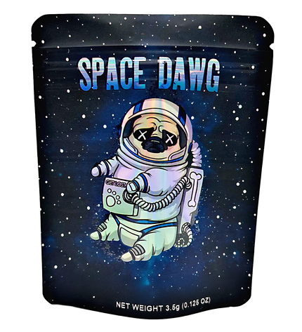50 Pack 3.5g Mylar Bags – Space Graphic