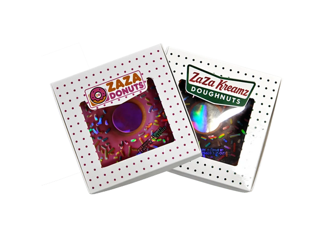 12-Pack Donut-Themed Gift Box Set – Glazed Cream Design