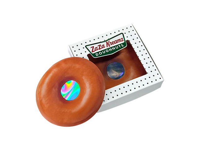 12-Pack Donut-Themed Gift Box Set – Glazed Cream Design