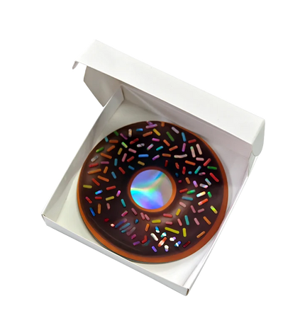 12-Pack Donut-Themed Gift Box Set – Chocolate Sprinkles Design