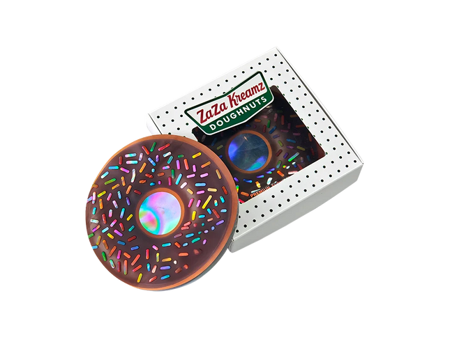 12-Pack Donut-Themed Gift Box Set – Chocolate Sprinkles Design