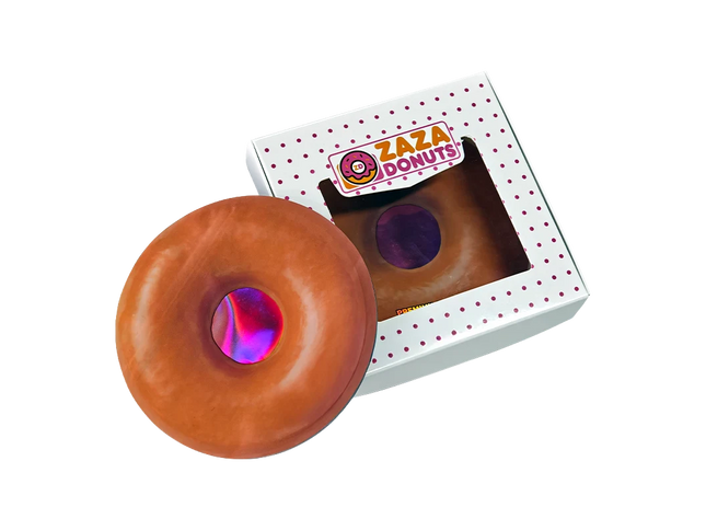 12-Pack Donut-Themed Gift Box Set – Glazed Donut Design