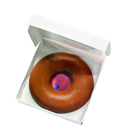 12-Pack Donut-Themed Gift Box Set – Glazed Donut Design