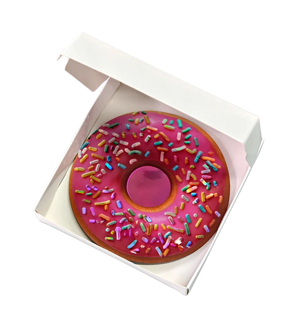12-Pack Donut-Themed Gift Box Set – Rainbow Sprinkles Design