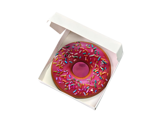 12-Pack Donut-Themed Gift Box Set – Rainbow Sprinkles Design