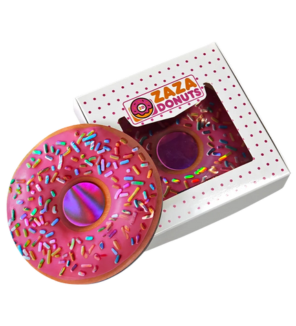 12-Pack Donut-Themed Gift Box Set – Rainbow Sprinkles Design