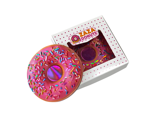 12-Pack Donut-Themed Gift Box Set – Rainbow Sprinkles Design