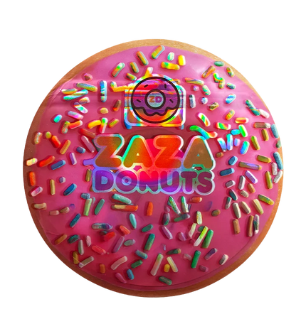 12-Pack Donut-Themed Gift Box Set – Rainbow Sprinkles Design