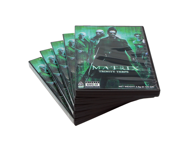 5-Pack 3.5g DVD Case & Mylar Bag Combo – Futuristic Design