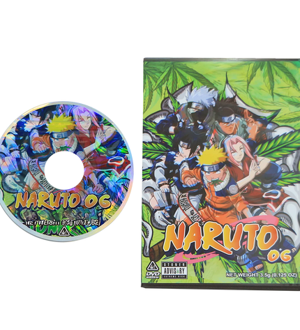 5-Pack 3.5g DVD Case & Mylar Bag Combo – Anime-Inspired Design