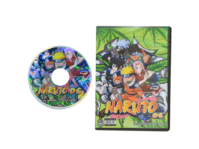 5-Pack 3.5g DVD Case & Mylar Bag Combo – Anime-Inspired Design