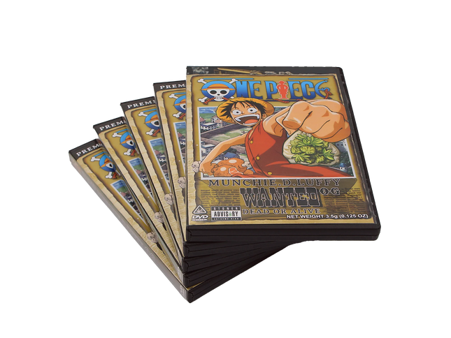 5-Pack 3.5g DVD Case & Mylar Bag Combo – Adventure Poster Design