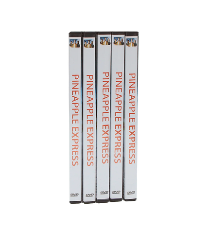 5-Pack 3.5g DVD Case & Mylar Bag Combo – Pineapple Design