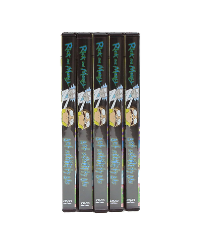 5-Pack 3.5g DVD Case & Mylar Bag Combo – Cartoon Space Design