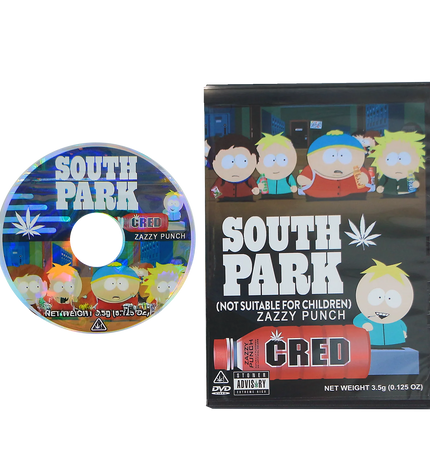 5-Pack 3.5g DVD Case & Mylar Bag Combo – Cartoon Town Design