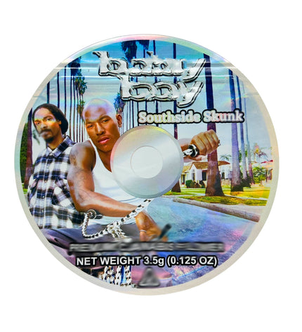 50 Pack 3.5g DVD Shaped Mylar Bags – Character Graphic