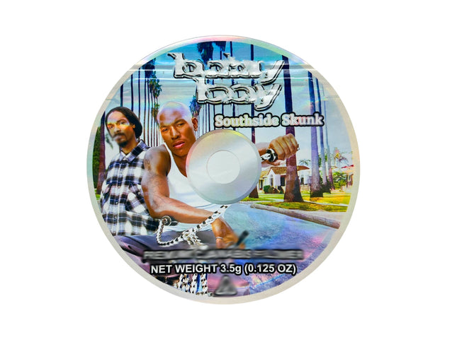 50 Pack 3.5g DVD Shaped Mylar Bags – Character Graphic