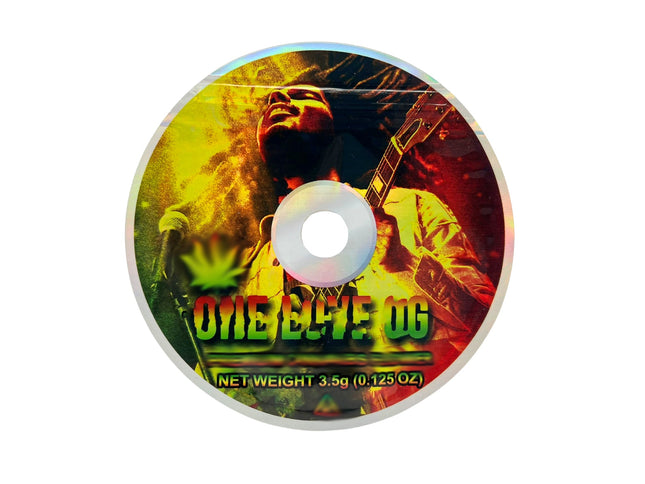 50 Pack 3.5g DVD Shaped Mylar Bags – Love Graphic