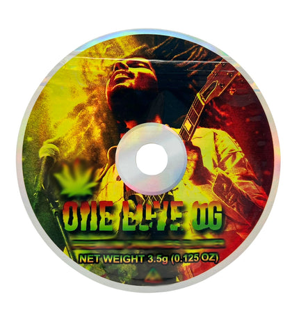 50 Pack 3.5g DVD Shaped Mylar Bags – Love Graphic