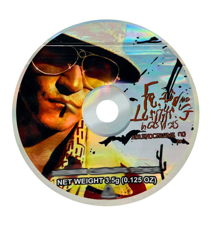 50 Pack 3.5g DVD Shaped Mylar Bags – Las Vegas Graphic