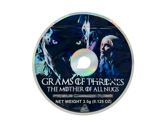 50 Pack 3.5g DVD Shaped Mylar Bags – Fantasy Graphic