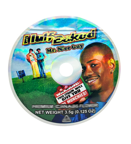 50 Pack 3.5g DVD Shaped Mylar Bags – Comedy Graphic