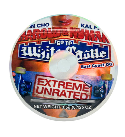 50 Pack 3.5g DVD Shaped Mylar Bags – Castle Graphic