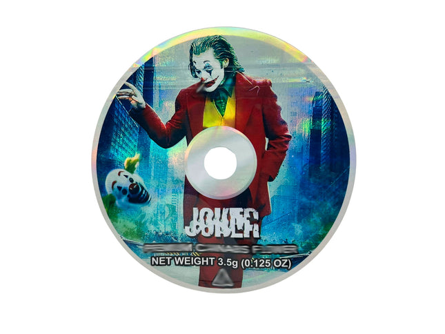 50 Pack 3.5g DVD Shaped Mylar Bags – Joker Graphic