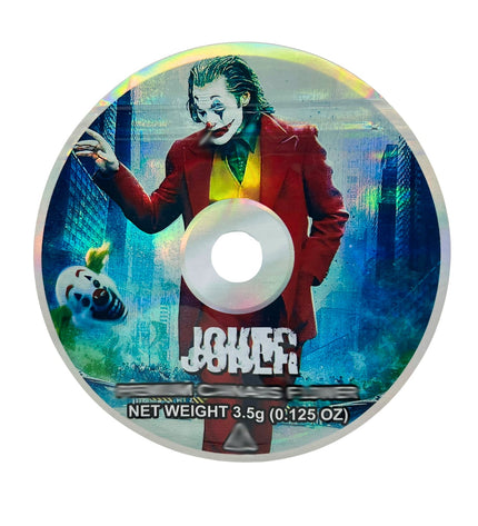 50 Pack 3.5g DVD Shaped Mylar Bags – Joker Graphic