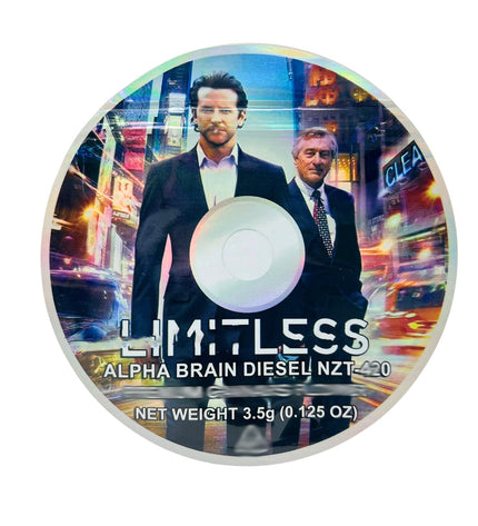 50 Pack 3.5g DVD Shaped Mylar Bags – Limitless Graphic