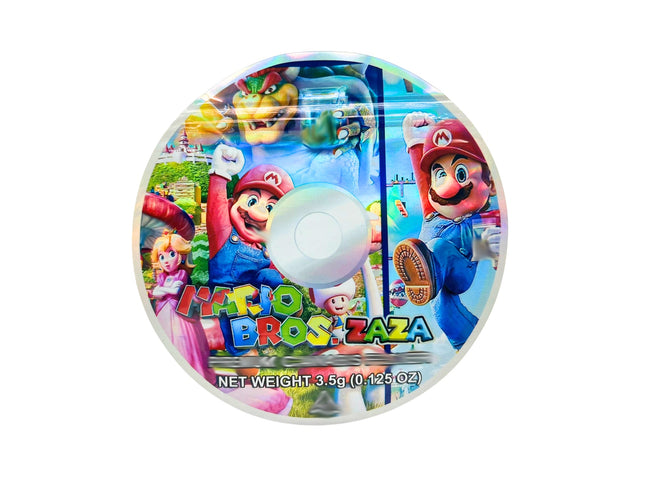50 Pack 3.5g DVD Shaped Mylar Bags – Video Game Graphic