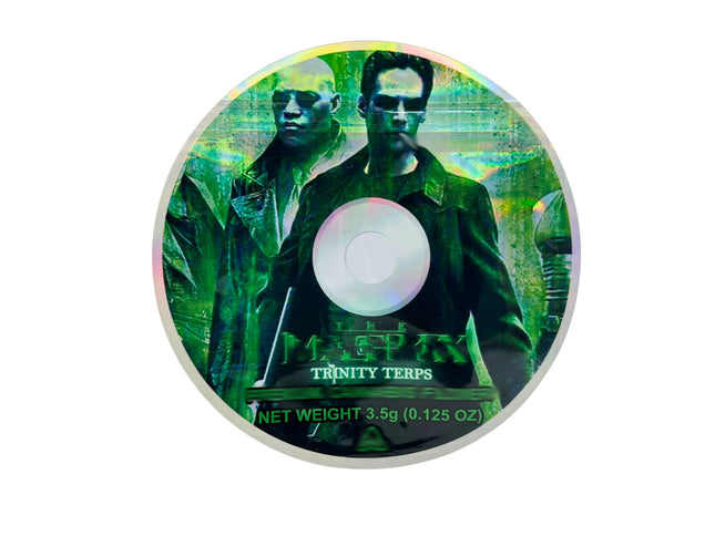 50 Pack 3.5g DVD Shaped Mylar Bags – Sci-Fi Character Graphic