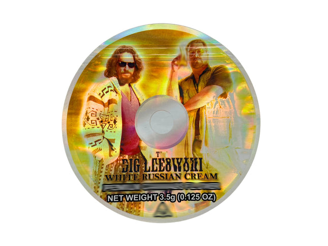 50 Pack 3.5g DVD Shaped Mylar Bags – Classic Comedy Graphic